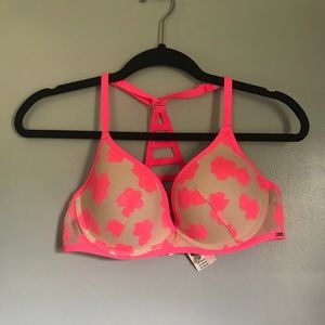 PINK Victoria’s Secret Push-up Ladder Back Bra